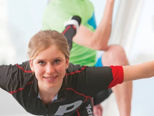 Koordination für Radfahrer und Radfahrerinnen