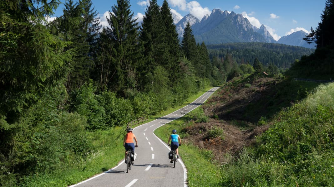 Transalp-Route: Alpenüberquerung von Salzburg nach Grado auf dem Alpe-Adria-Radweg