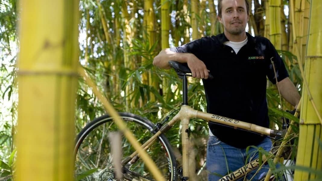 Fahrradrahmen aus Bambus