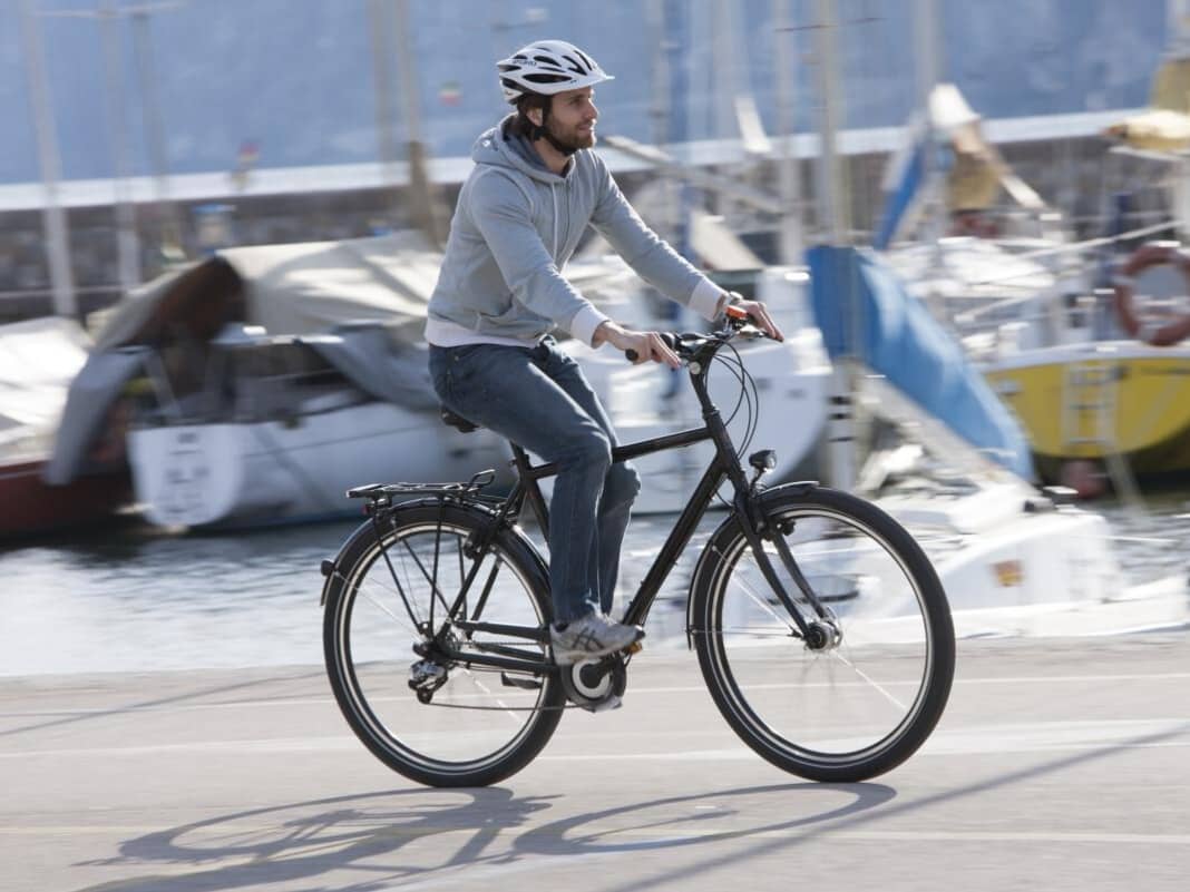 Komfortabel Rad fahren auf dem Externum-Rad