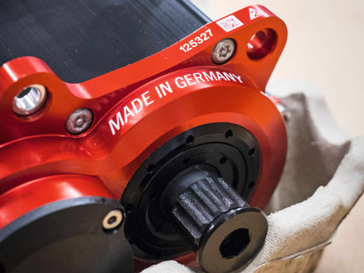 Gut 90% der Pinion-Getriebe sind made in Europe, über zwei Drittel der Wertschöpfung passieren in Deutschland.
