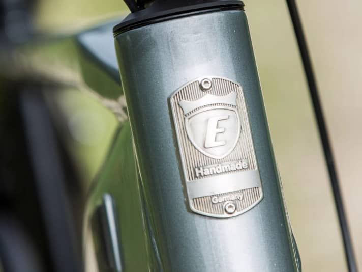 Made in Germany: Alle Fahrrad-Bauteile stammen aus Deutschland und anderen europäischen Ländern. 