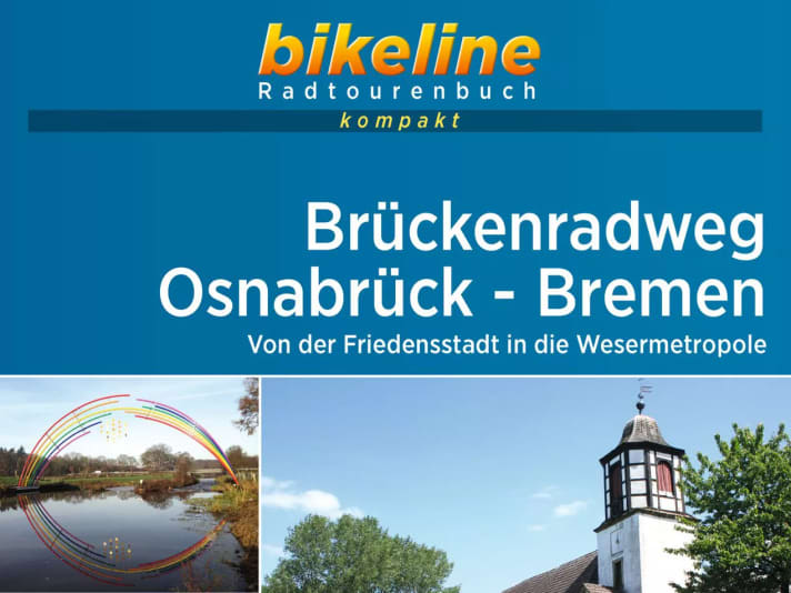 Cover-Ausschnitt des Fahrradbuchs “Brückenradweg Osnabrück – Bremen”