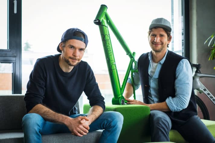   Fabian Reuter (links) und Johannes Biechele, CEO und CFO von Fazua Fabian Reuter (links) und Johannes Biechele,  haben Fazua groß gemacht. 