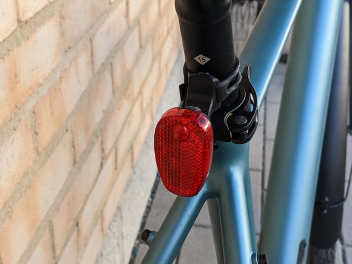 Rücklicht am neuen urbanen Commuter von Tenways.