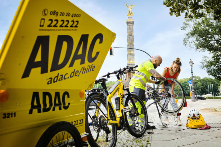 Beim Pilotprojekt in Berlin testete der ADAC, welche Fahrradpannen am häufigsten vorkommen und welche Ersatzteile am meisten gebraucht werden.