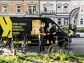 Mobiler Fahrrad-Wartungsdienst expandiert