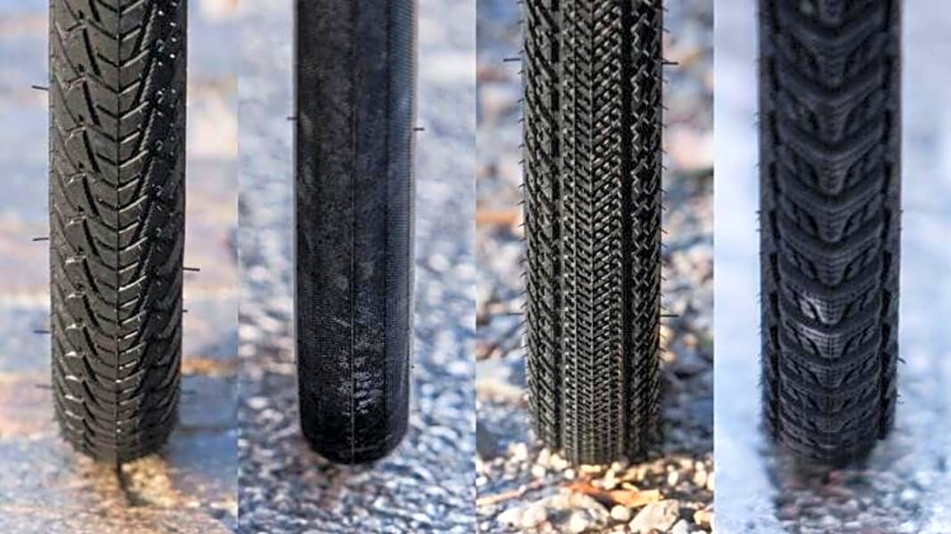 Gummilösung: 16 Reifen für Reise, Gelände, Straße