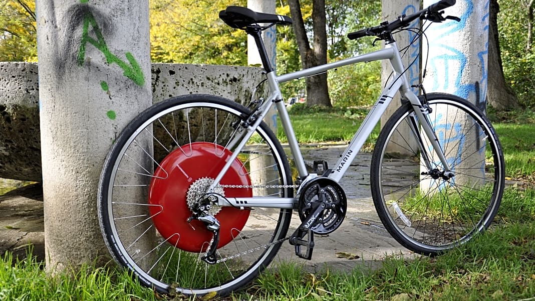 Das Copenhagen Wheel: Die rote Kraftscheibe