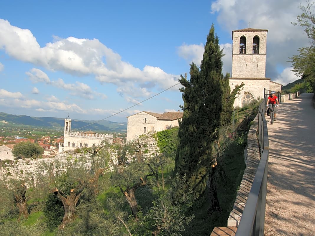 Mittelalterliches Kleinod. Gubbio ist die Stadt der Zünfte.