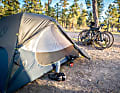 Übernachtet wird im Zelt auf einem der zahlreichen Campgrounds