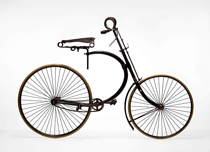 Sicherheits-Laufrad Hirondelle Superbe von 1890