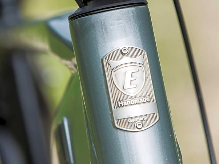 Made in Germany: Alle Fahrrad-Bauteile stammen aus Deutschland und anderen europäischen Ländern. 