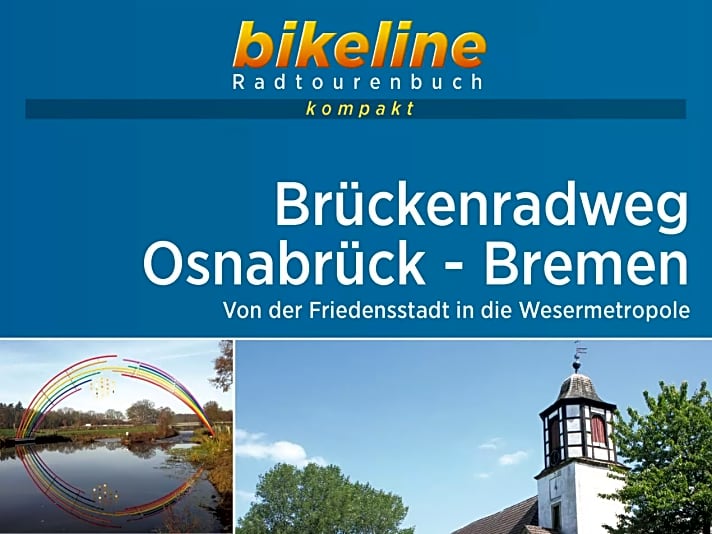 Cover-Ausschnitt des Fahrradbuchs “Brückenradweg Osnabrück – Bremen”
