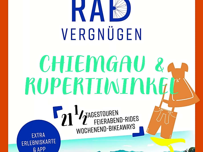 Cover-Ausschnitt des Fahrradbuchs “Radvergnügen Chiemgau & Rupertiwinkel”