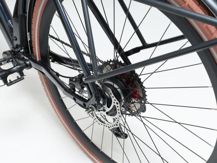 Bafang H600 Nabenmotor am Skarabäus.
